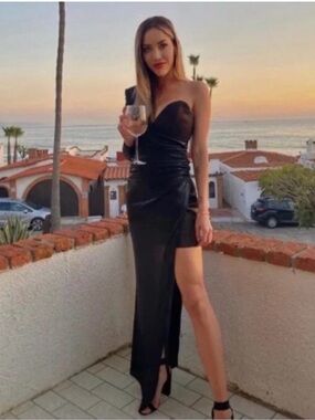 House of CB Asymmetric Draped Gown ✨Stunning✨ LAST ONE
